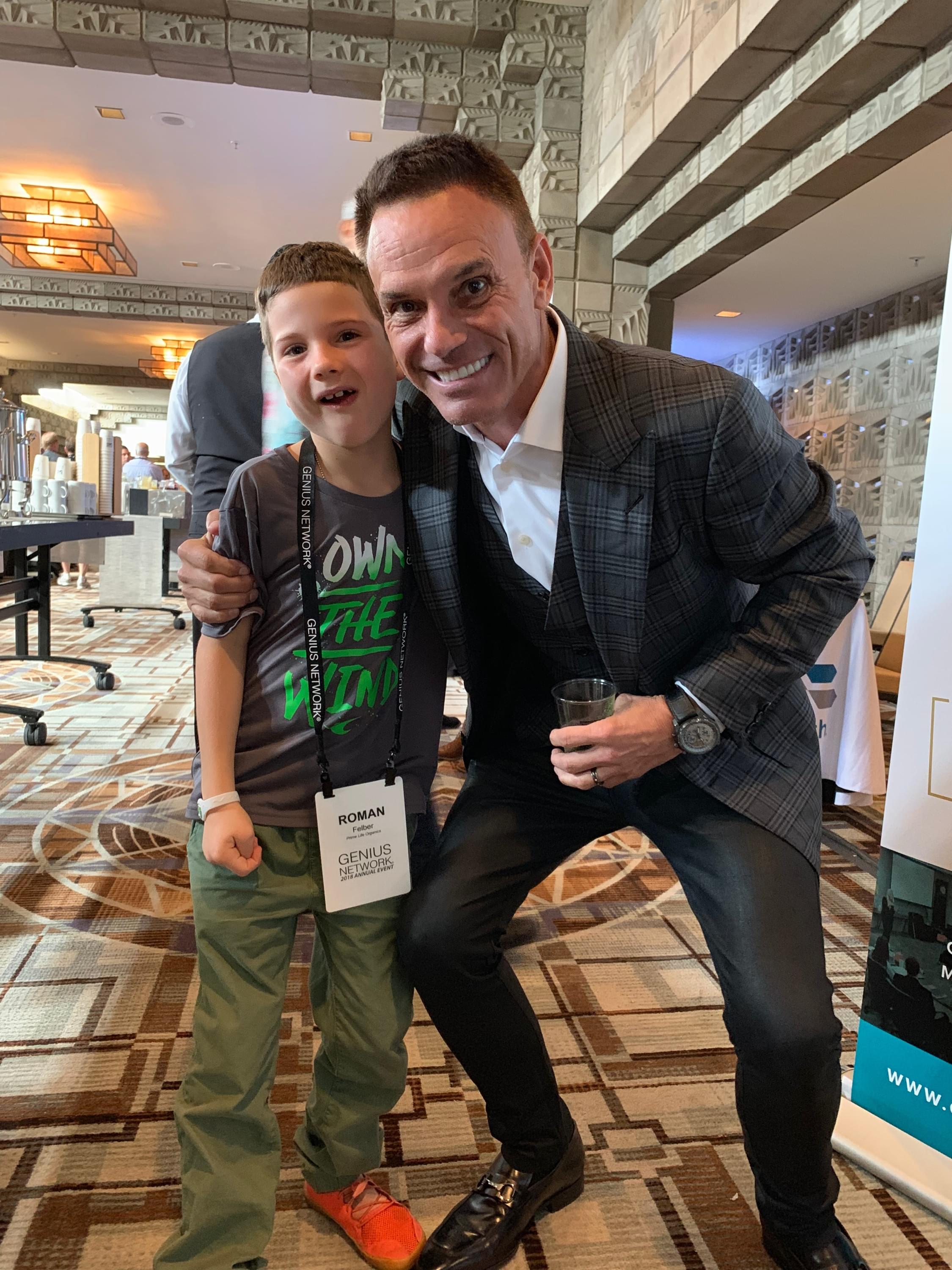 Roman and Kevin Harrington from Shark Tank